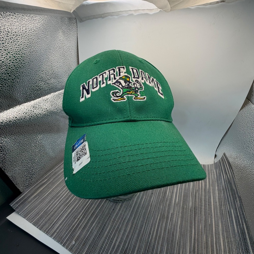 Notre Dame Fighting Irish Hat Captivating Headwear Green Adjustable Cotton Cap